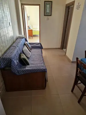 a room with two beds in a room at Eleni Apartments in Ayia Napa