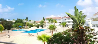 a view of the pool at a resort at Nissi 3 Pool View Apartment in Ayia Napa