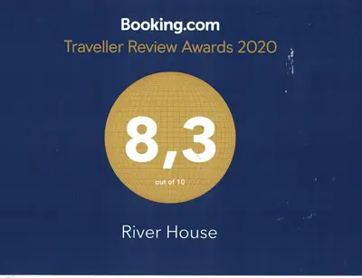 a poster for the ranger house at River House in Kakopetria