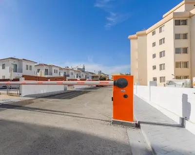 an orange object on the side of a street at Sunrise Bay Villa #6 in Protaras