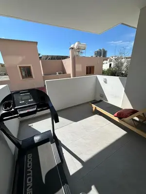 a view of the roof of a house at STAY Digital Den Apartment in Larnaka