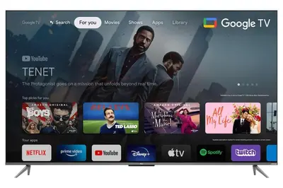 a screenshot of the google tv homepage at Two Bedroom Apartment, Spacious & Newly Renovated, Three Minutes from the Beach in Limassol