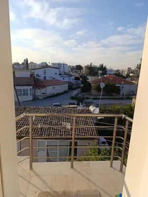 a view of a city from a balcony at FLAT Ceremi in Nicosia