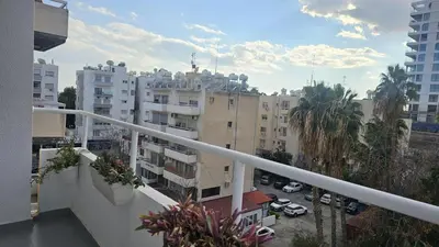 a view of a city from a balcony of a building at STAY Velvet Apartment in Limassol