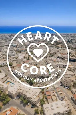 an aerial view of a heart core holiday park at HeartCore Holiday Apartments in Ayia Napa