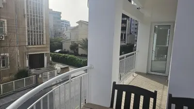 a balcony with a view of a city at STAY Hydra Comfort Apartment in Nicosia