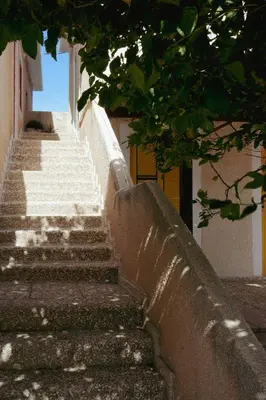 a set of stairs leading up to a building at Mediterraneo 27 - Protaras in Protaras