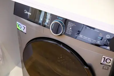 a close up of a washing machine at Artemis 105 - Seaside Stories in Livadhia