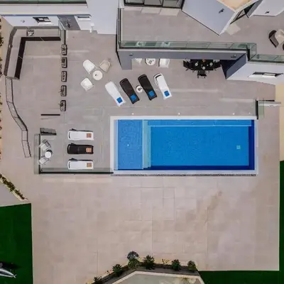 Exclusive 7-Bdr Villa with Panoramic Views & Saltwater swimming pool!