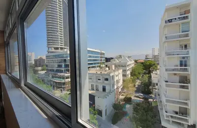 a view of a city from an apartment window at The C Suite - Business & Leisure in Nicosia in Nicosia