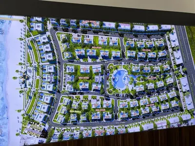 a rendering of a site plan for a subdivision at Apartman Severny Cyprus in Iskele