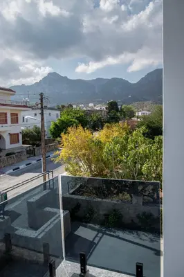 a view from the balcony of a house at Apartment Northern Cyprus