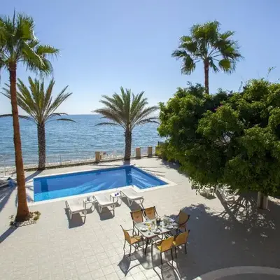 Meneou Beachfront Villa Sunset