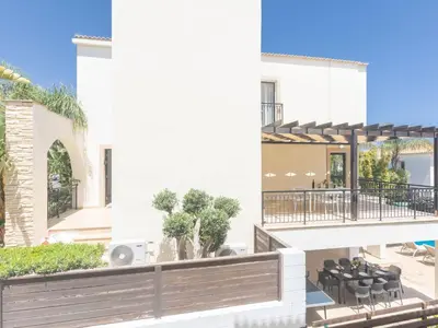 a rendering of the balcony of a house at Holiday Home Ferienvilla für 10 Personen in Protaras by Interhome in Protaras