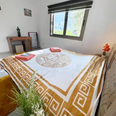 Orange Sunset Duplex Lapta 2 bedrooms close to Merit Casino