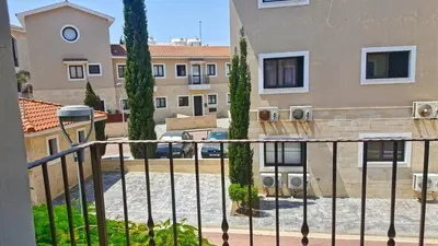 a view from a balcony of a building at Kapparis town house in Paralimni