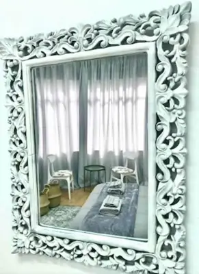 a picture of a living room with a mirror at Unique Studios Phaneromenis 41 - Down Town Nicosia in Nicosia
