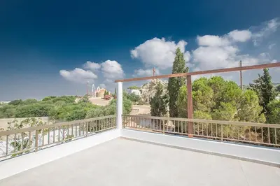 a view from the balcony of a house at Villa Nepou - Beautiful 4 Bedroom Villa - Located In Ayia Napa in Ayia Napa