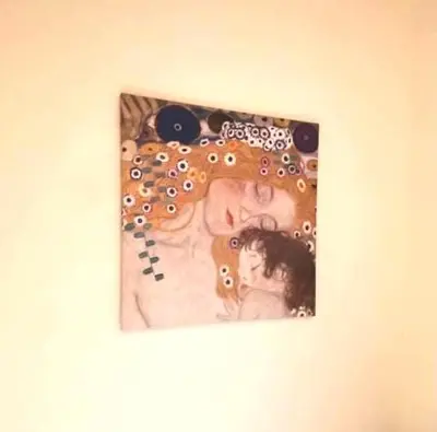 a picture of a woman on a wall at Protaras Ionian Breeze House in Paralimni