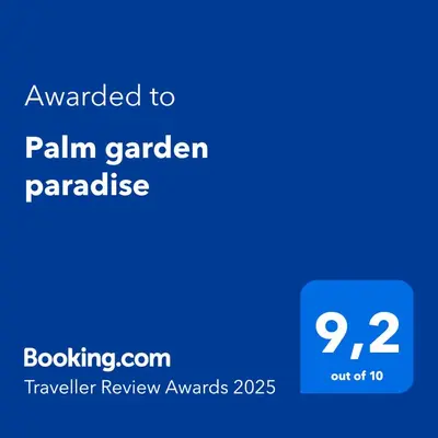 a screenshot of a phone with the text wanted to palm garden paradise at Palm garden paradise in Pervolia