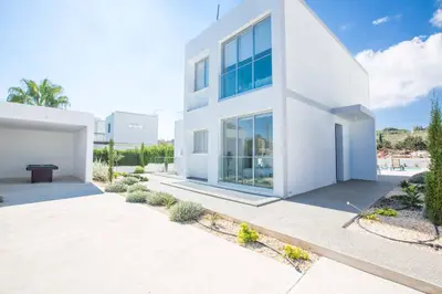 an image of a white house at Protaras Greco Villa CCV5 in Protaras