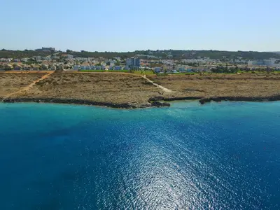 an aerial view of a body of water at Narcissus 18 in Paralimni